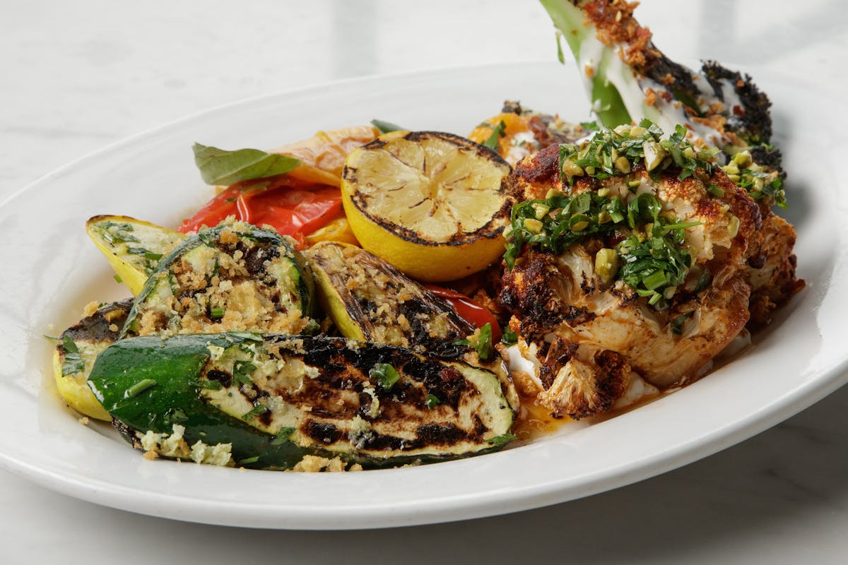 a plate of food